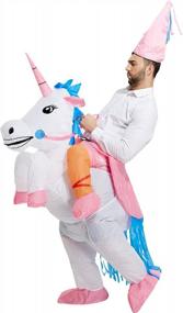 img 4 attached to Unleash Your Inner Unicorn With TOLOCO'S Inflatable Costume For Adults!
