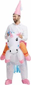 img 2 attached to Unleash Your Inner Unicorn With TOLOCO'S Inflatable Costume For Adults!