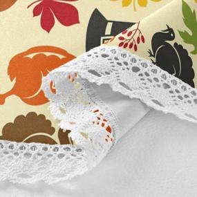 img 1 attached to Add Festive Charm To Your Table With XUWU'S Thanksgiving Turkey Pumpkin Round Tablecloth - Perfect For All Your Dining Needs!