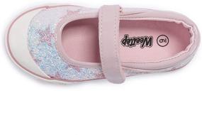 img 1 attached to 🎀 Glitter Flats - Weestep Toddler Little Girls' Sneaker Shoes