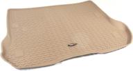 🚙 tan rugged ridge 13975.33 cargo floor liner for 2005-2010 jeep grand cherokee wk logo