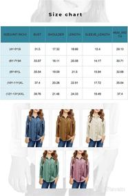 img 1 attached to Sidefeel Corduroy Sleeve Blouses Pockets Apparel & Accessories Baby Girls