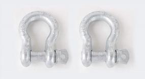 img 4 attached to Secure Your Load With HIGOOD 5/8" Anchor Shackles - Carbon Steel Body And Alloy Steel Pin, 2 Pack