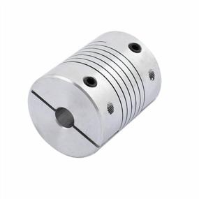 img 2 attached to Pack Of 2 Xnrtop Aluminum Alloy Shaft Couplings - 8Mm To 10Mm, 32Mm Diameter Stepper Motor Couplers For 3D Printers, CNC Machines, DIY Encoders, With 40Mm Length