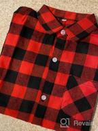 img 1 attached to Premium Little Boys' Flannel Shirts: Amasslove Clothing Collection for Tops, Tees & Shirts review by Josh Boii