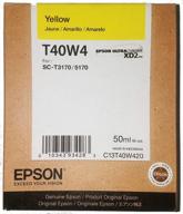 epson t40w420 high-capacity yellow ink cartridge with ultrachrome xd2 technology logo