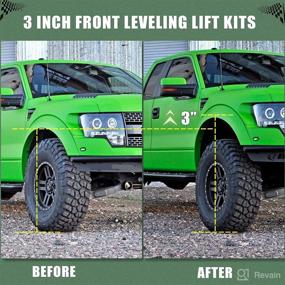 img 1 attached to 🔧 Glorider 3in Leveling Kit Front Lift: Enhance Performance for Tacoma, 4Runner, and FJ Cruiser from 2005-2021