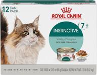 🐱 royal canin instinctive thin slices in gravy wet cat food for cats 7+ years, 3 oz, 12-pack logo