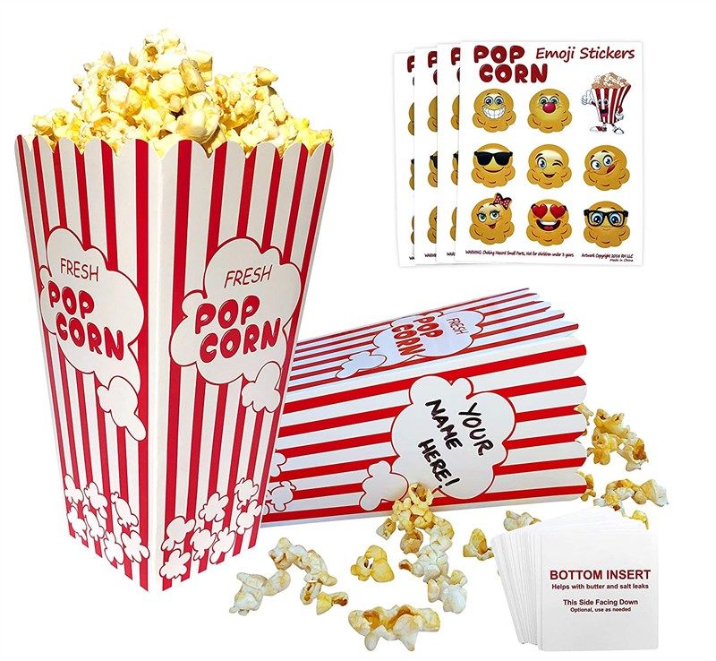 viziy popcorn boxes container holder 로고
