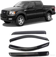 🚘 enhance your ride with sontian window visor wind deflector | 4pcs out-channel rain guards set for ford f150 2004-2008 super/crew cab & lincoln mark lt super/crew cab 94443 логотип