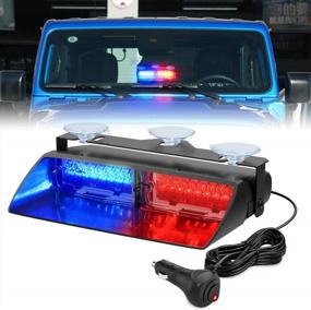 img 4 attached to Super Bright Nilight Emergency Strobe Lights With Suction Cups - Perfect For Police, Firefighters, And Vehicle Trucks - 2-Year Warranty Included