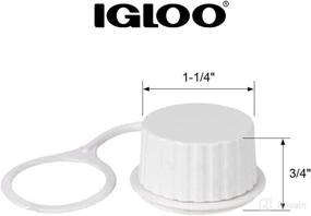 img 3 attached to Igloo Tethered Drain Plug White
