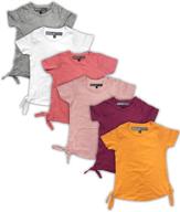 miss popular 4 pack t shirt fashion girls' clothing via tops, tees & blouses логотип