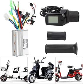 img 2 attached to Enhanced Tbest Electric Bicycle Controller Set, Universal Scooter Controller Conversion Kit with LCD Panel Kit Split Meter, 36/48V 250/350W