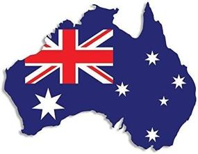 img 3 attached to Australia SHAPED Australian Sticker Aussie