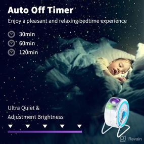 img 1 attached to 🚀 Upgrade Your Space with MEETPEAK Galaxy Projector: 7-Color Nebula Cloud Night Light with Music Speaker, Remote Control & Timing - Perfect for Kids Bedroom, Game Rooms, and Home Theater!