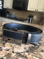 img 1 attached to 👔 Stwees Dress Leather Ratchet Style Men's Accessories & Belts: Elevate Your Fashion Game! review by Daniel Jackson