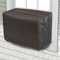 protecting with style: jeacent window air conditioner cover large, enhanced bottom coverage logo