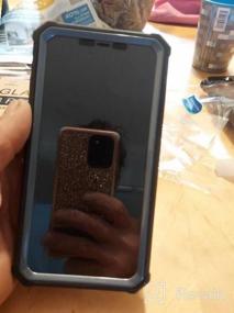 img 7 attached to Чехол Poetic Guardian для iPhone 11 Pro Max со встроенной защитой экрана — ударопрочный и прочный с прозрачным бампером черного/прозрачного цвета