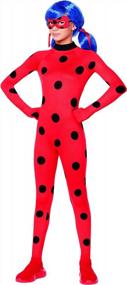 img 4 attached to Kids Miraculous Ladybug Costume - OFFICIALLY LICENSED By Spirit Halloween