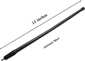 img 3 attached to JAPower Black Replacement Antenna for Nissan Pathfinder 2008-2018, 13 inches