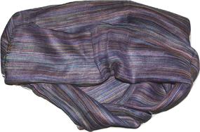 img 2 attached to Linen Melange Stripes Scarf MULTICOLOR Women's Accessories and Scarves & Wraps
