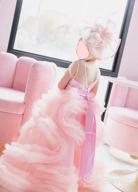 img 1 attached to Carat Girls' Clothing: Stunning V-Back Tulle Gowns review by Chris Lapan