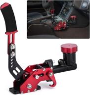 🔴 pqy racing hydraulic drift handbrake gear lever without oil tank hydro e-brake rally 0.75bar 3/4 3/8-24 parking adjustable brake red логотип