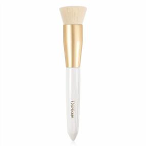 img 4 attached to Foundation Brush,DUcare Flat Top Kabuki Professional For Liquid Blending Mineral Powder - X1-02