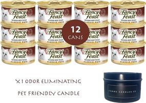 img 3 attached to 🐱 Fancy Feast Wet Cat Food, Flavorful Canned Cat Food, 3 Oz, 12 Cans + Femme Candles 4OZ Soy Pet Odor Eliminator Candle