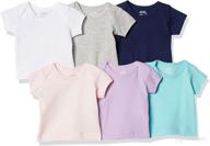 amazon essentials 6 pack lap shoulder purple apparel & accessories baby girls логотип