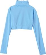 👚 capezio girls turtleneck sleeve 8-10: stylish and comfortable active clothing for girls логотип