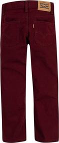 img 3 attached to 👖 Levi's Olive Night Brushed Pants: Stylish Boys' Clothing Choice!