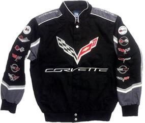 img 4 attached to Corvette Jacket Embroidered Design X Large