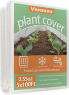 protect your plants all winter long with vensovo's freeze protection blanket - 5ft×100ft 0.55oz frost blanket fabric logo