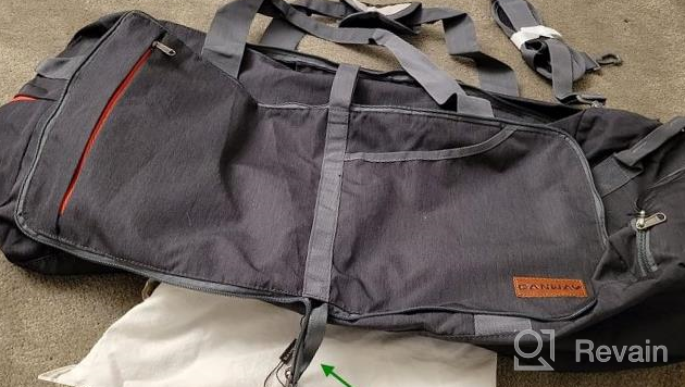 img 1 attached to 65L Travel Duffel Bag: Foldable Weekender With Shoes Compartment, Water-Proof & Tear Resistant - Canway review by Nick Shirodkar