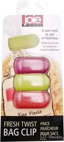 img 3 attached to MSC International 29933 Harold Import Company Twist Bag Clip, Multicolor (Red, Lime-Green, Purple)