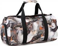 versatile sport duffle bag with shoe and wet pocket - perfect for travel and gym logo