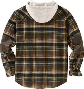 img 3 attached to Legendary Whitetails Hooded Flannel Cardinal Men's Clothing for Shirts