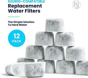 img 3 attached to ☕ Premium K&J Charcoal Water Filter Pods - 12-Pack Filters for Coffee Maker | Compatible Keurig Filter Replacement (2.0 and older)