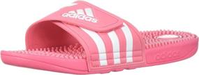 img 4 attached to Adidas Women's Adissage Athletic Shoes - White/Black