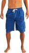 extended plus size men's swim trunks - king size swimsuit up to 5x for big and tall men logo