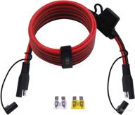 ⚡️ cuzec 8ft sae to sae extension cable - heavy duty quick disconnect wire harness for efficient power transfer logo