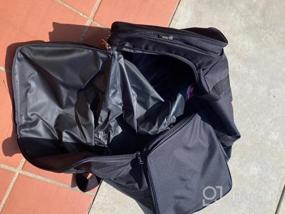 img 6 attached to Gothamite 36-дюймовая американская спортивная сумка с флагом США - сверхмощная складная складная сумка на молнии и военная спортивная очень большая сумка для переноски багажа