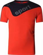 мужская быстросохнущая спортивная футболка jeansian, футболка с коротким рукавом для тенниса, гольфа, боулинга - lsl1059 логотип