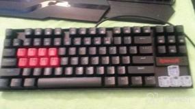 img 6 attached to Redragon K552 Mechanical Gaming Keyboard: Compact 60% Layout with 87 Keys, Cherry MX Blue Switches, RGB Backlit - Perfect for Windows PC Gamers