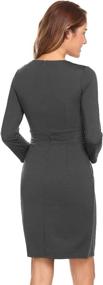 img 1 attached to ACEVOG Womens Official Business Bodycon Women's Clothing : Dresses