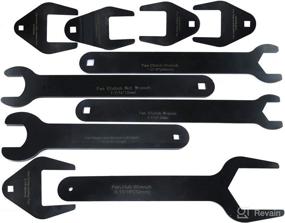 img 3 attached to 8MILELAKE 10pc Fan Clutch Wrench Set: Efficient Clutch Remover Installer Kit