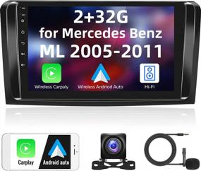 img 4 attached to Upgrade Your Mercedes-Benz ML GL ML350 GL320 X164 2005-2011 With Our 2+32G Android Stereo: Wireless Carplay, Android Auto, GPS Navigation, And More!