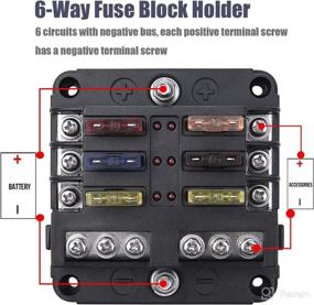 img 3 attached to MICTUNING 6 Way Fuse Block Holder